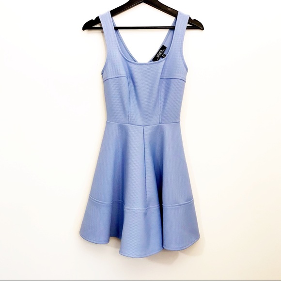lulus home before daylight periwinkle dress